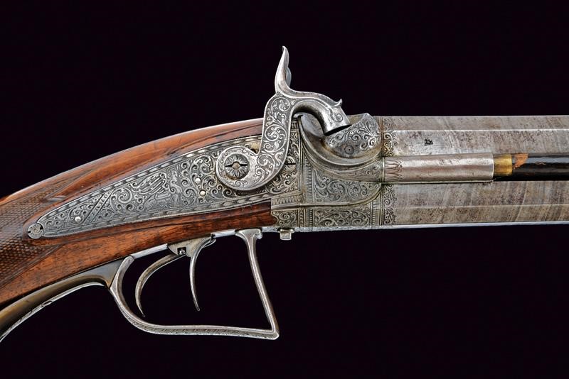 Pirko, Elegante sovrapposto a luminello, Vienna, Cal. 15,5 mm, Metà del XIX Secolo