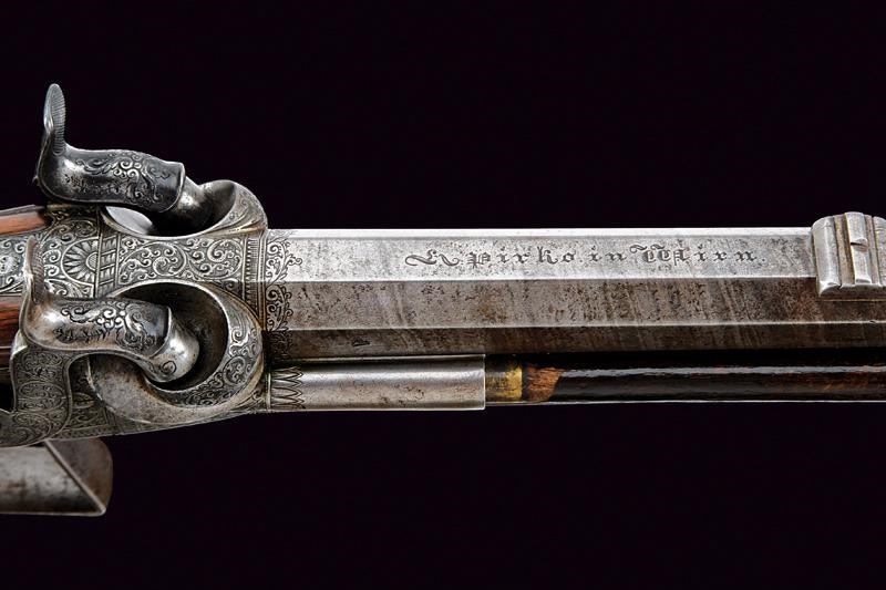 Pirko, Elegante sovrapposto a luminello, Vienna, Cal. 15,5 mm, Metà del XIX Secolo
