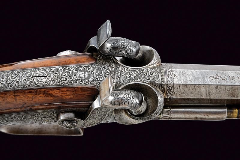 Pirko, Elegante sovrapposto a luminello, Vienna, Cal. 15,5 mm, Metà del XIX Secolo