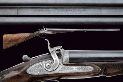 Westley Richards, Doppietta a cani esterni, calibro 12, Inghilterra, 1880-1889