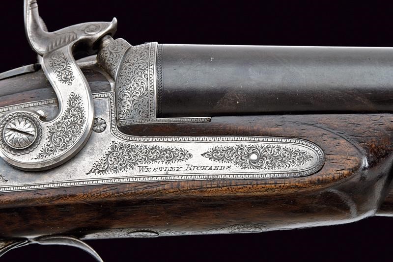 Westley Richards, Doppietta a cani esterni, calibro 12, Inghilterra, 1880-1889