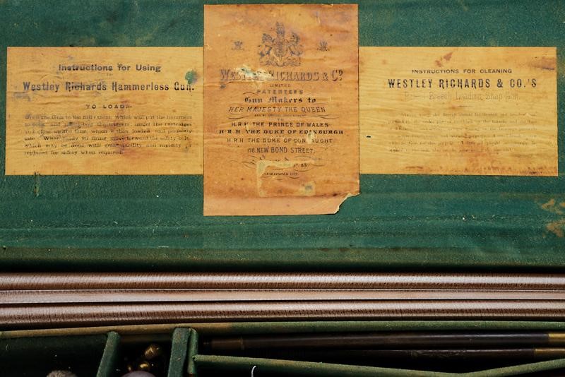 Westley Richards, Doppietta a cani esterni, Londra, 1885-90