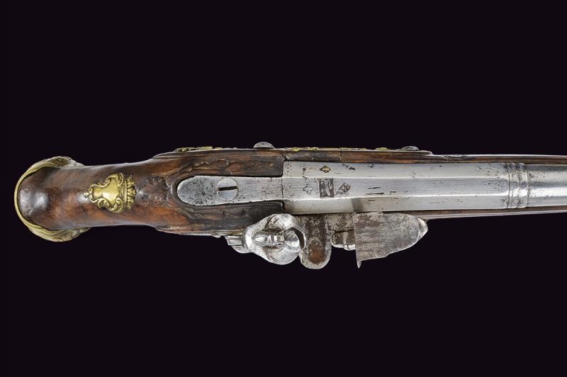 Pistola a Pietra Focaia Firmata G.b. Zugno