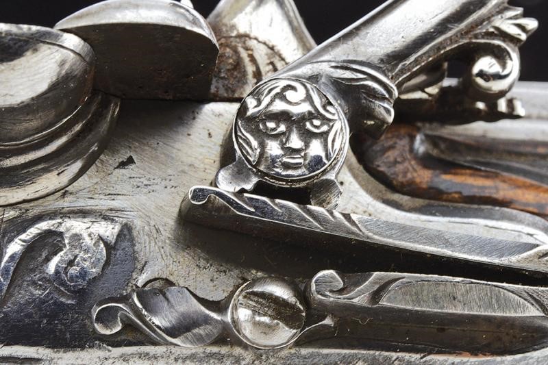 Il Guardiani, Pistola alla fiorentina, anghiari, cal. 11 mm, fine XVIII sec.