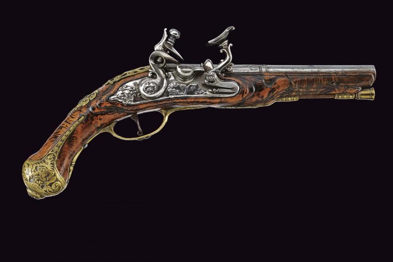 Il Guardiani, Pistola alla fiorentina, anghiari, cal. 11 mm, fine XVIII sec.