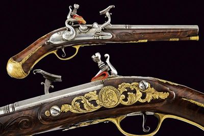 Pistola alla fiorentina, Toscana, Prima metà del XVIII Secolo
