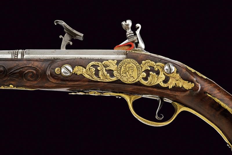 Pistola alla fiorentina, Toscana, Prima metà del XVIII Secolo