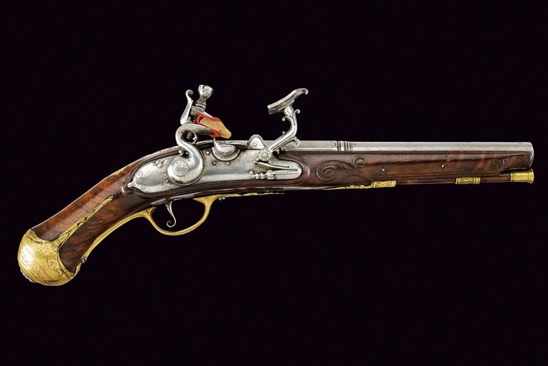 Pistola alla fiorentina, Toscana, Prima metà del XVIII Secolo