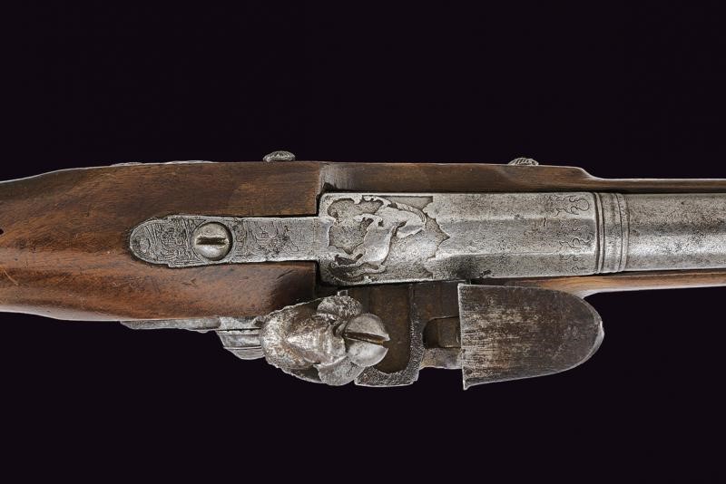Pistola a pietra focaia, Francia, XVIII Secolo