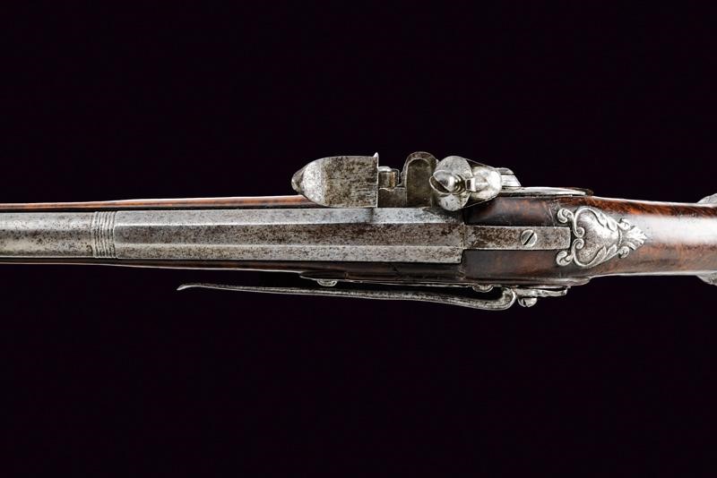 Pistola a pietra focaia, Italia settentrionale, XVII secolo