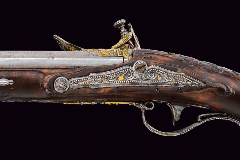 Pistola a pietra focaia, Tula, XIX secolo, appartenuta al Generale Mikhail Krechetnikov