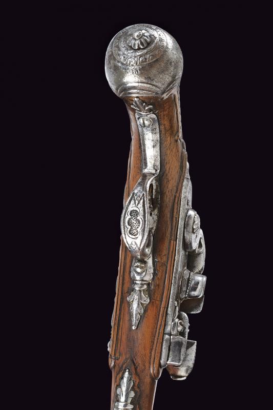 Pistola a pietra focaia da viaggio, Area Tosco-Emiliana, XVIII Secolo