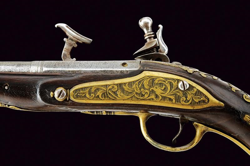 Pietro Tommasi, Pistola da viaggio alla fiorentina, stazzema, Seconda metà del XVIII secolo