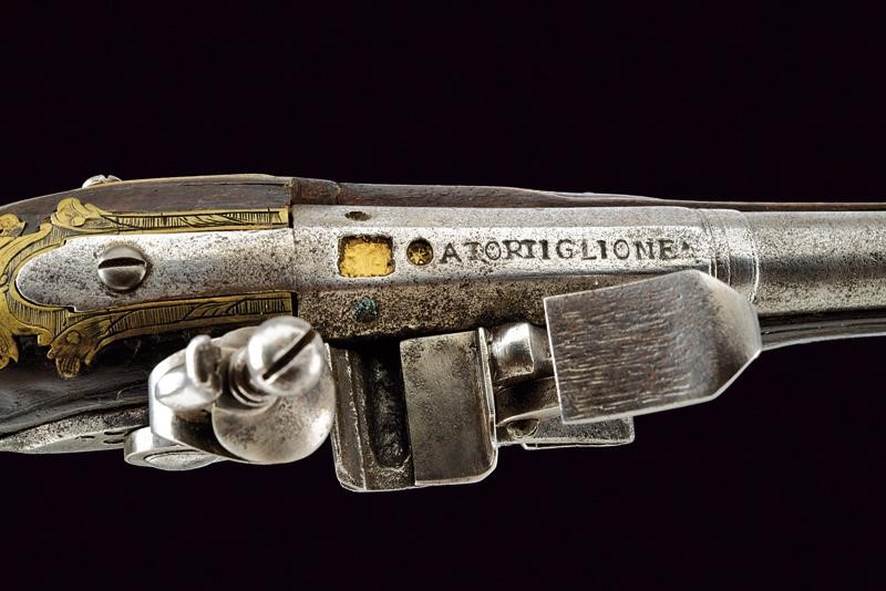 Pietro Tommasi, Pistola da viaggio alla fiorentina, stazzema, Seconda metà del XVIII secolo