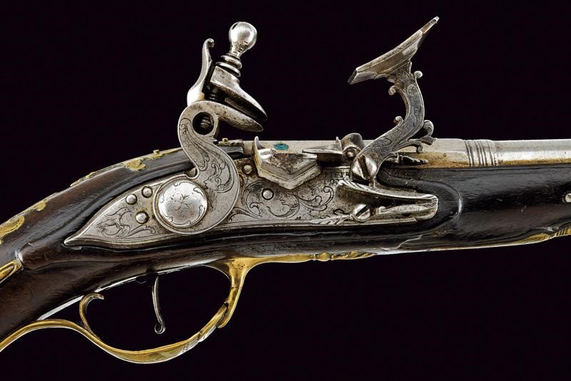 Pietro Tommasi, Pistola da viaggio in stazzema, seconda metà XVIII secolo