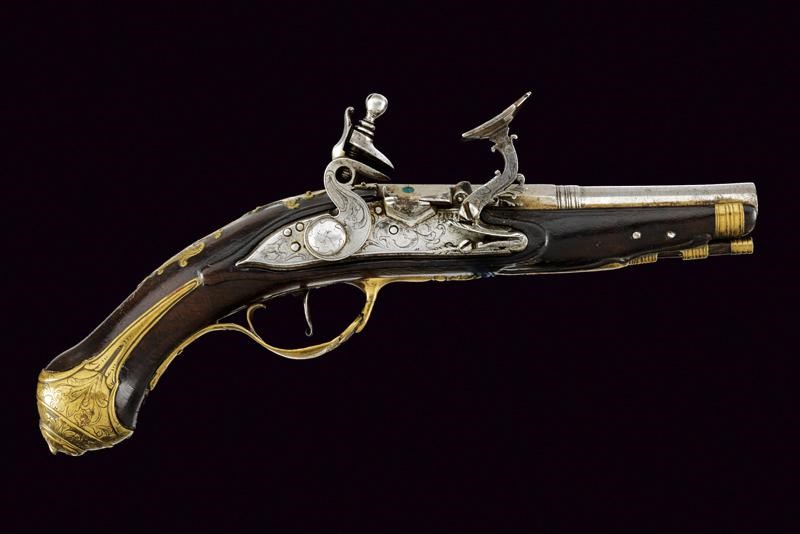 Pietro Tommasi, Pistola da viaggio in stazzema, seconda metà XVIII secolo