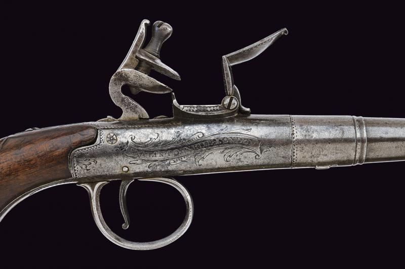 Mazzagatto a pietra focaia, Inghilterra, fine del XVIII secolo