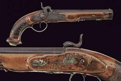 Burckhardt, Pistola a luminello, Germania, metà del XIX secolo