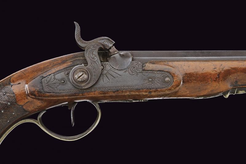 Burckhardt, Pistola a luminello, Germania, metà del XIX secolo
