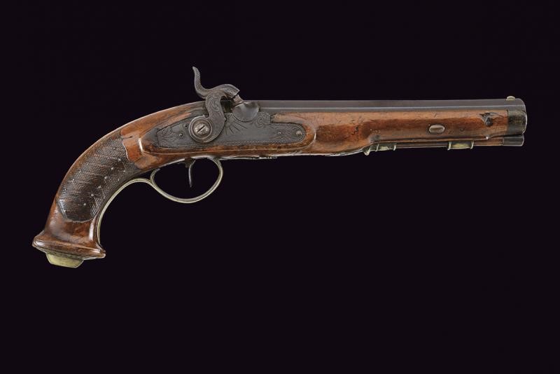 Burckhardt, Pistola a luminello, Germania, metà del XIX secolo