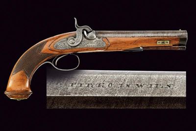 Pirko, Pistola a luminello, Vienna, metà XIX secolo