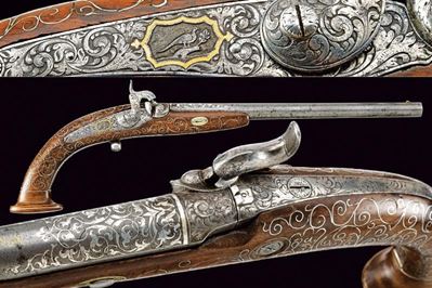 Pistola a luminello, Russia, Metà XIX secolo