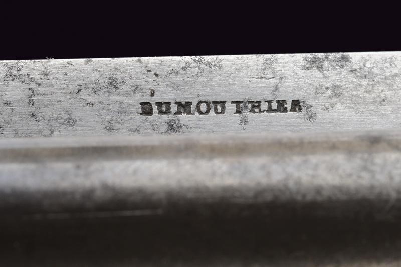 Dumonthier, Daga combinata con pistola a luminello