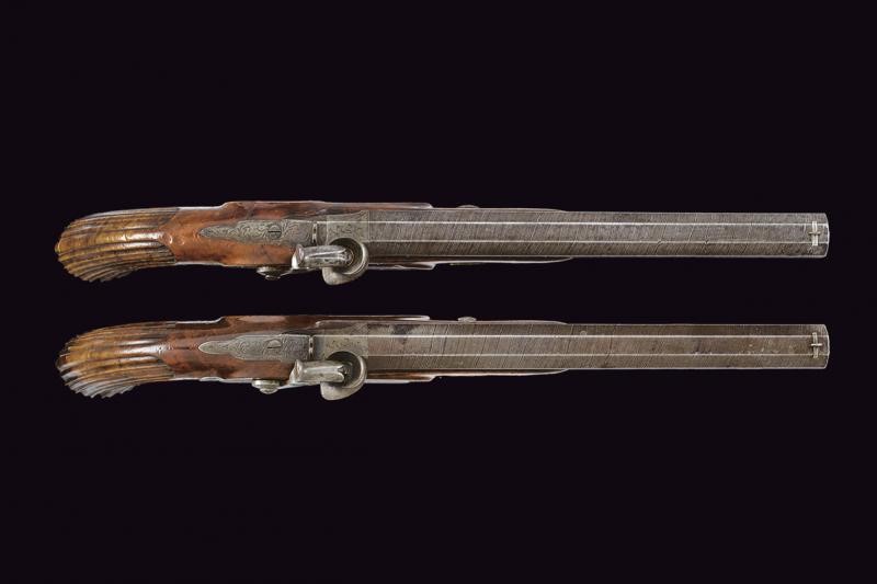 Pistole da tiro a luminello, Belgio, Metà del XIX Secolo