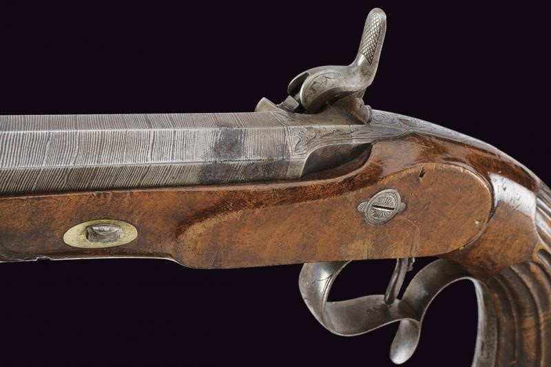 Pistole da tiro a luminello, Belgio, Metà del XIX Secolo