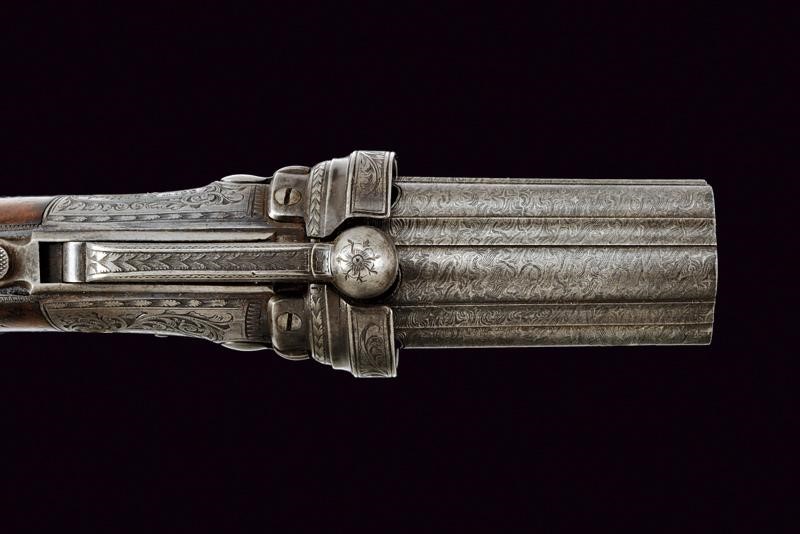 Elegante e Raro Pepperbox a Luminello di Rigby