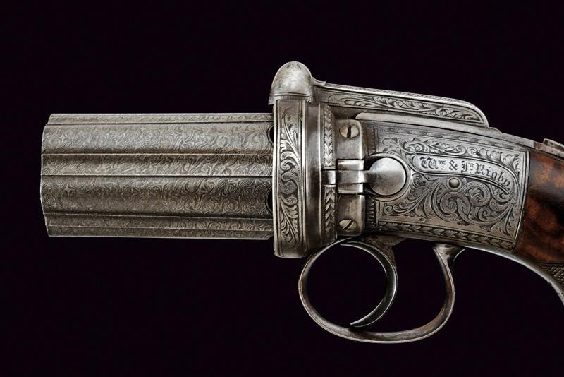 Elegante e Raro Pepperbox a Luminello di Rigby