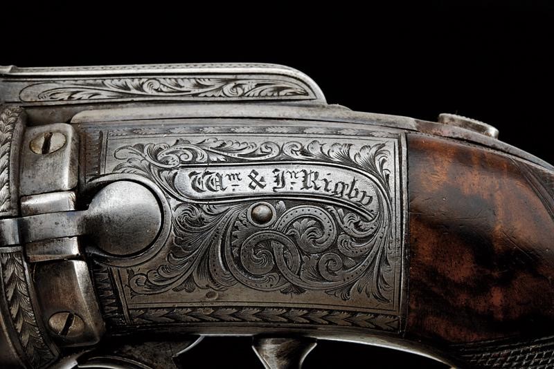 Elegante e Raro Pepperbox a Luminello di Rigby