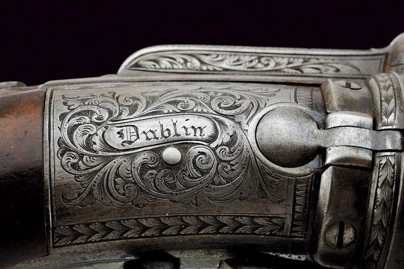 Elegante e Raro Pepperbox a Luminello di Rigby