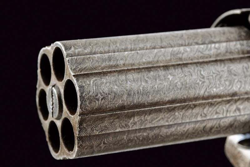 Elegante e Raro Pepperbox a Luminello di Rigby