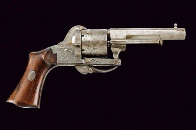 Revolver Lefaucheux, modello a spillo, calibro 7 mm del 1870