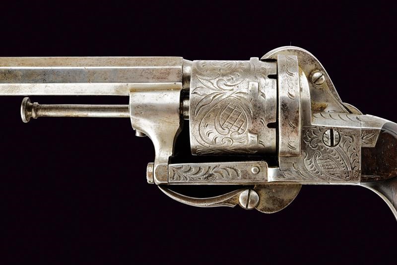 Revolver Lefaucheux, modello a spillo, calibro 7 mm del 1870