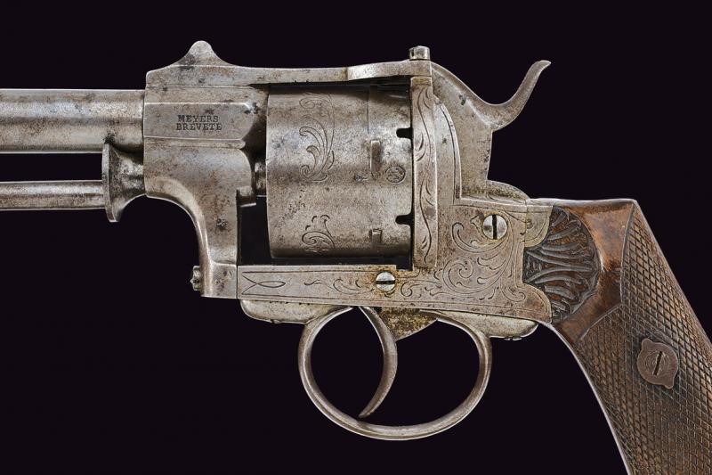 Meyers, Revolver a spillo belga, 1870 circa