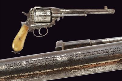 Revolver Gasser, Tipo Montenegrino a percussione centrale, circa 1880