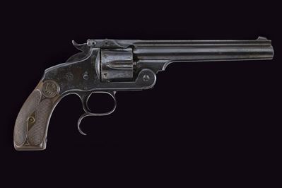 Smith & Wesson, New Model No. 3 Single Action Revolver, cal. 44 S&W Russian, 1878-1898