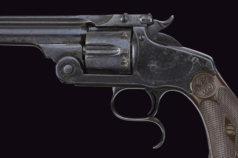 Smith & Wesson, New Model No. 3 Single Action Revolver, cal. 44 S&W Russian, 1878-1898