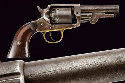 W.W. Marston, Pocket Model Revolver 'Western Arms', Seventh Type, cal. 31, 1858-1861
