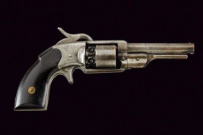 C.S. Alsop, Raro Pocket Model Revolver, Cal. 31, 1862-1863
