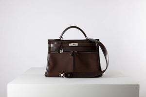 Hermès - Borsa Kelly Lakis 40 cm