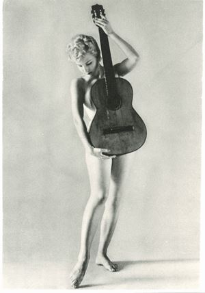 Untitled (Woman with guitar)