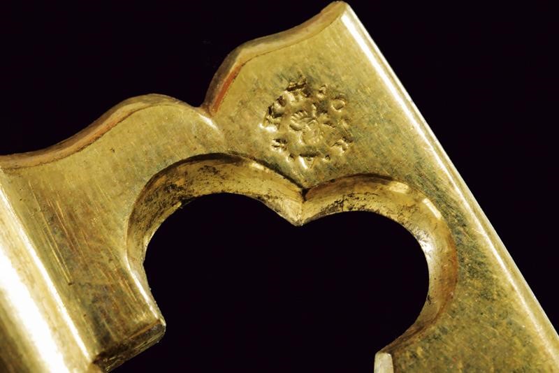 Chiave da Ciambellano con monogramma dell'Imperatore Francesco I (1804 - 1835)