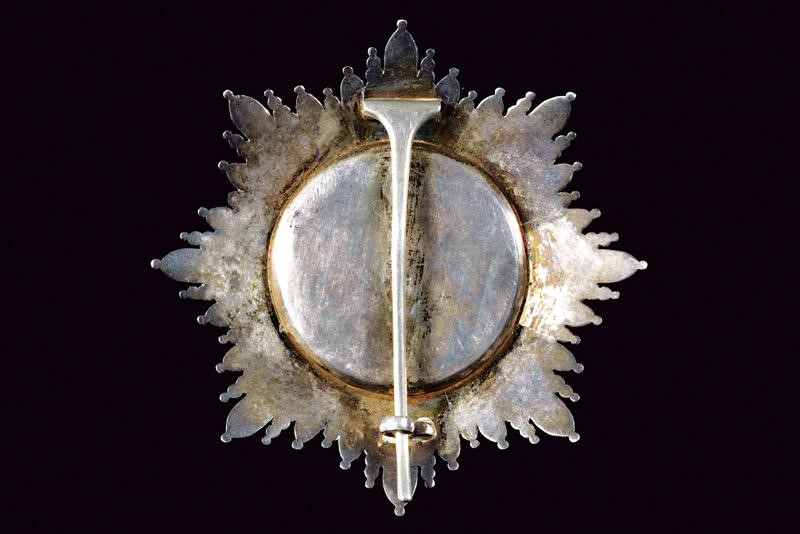 Ordine del Salvatore, Placca di Gran Croce in argento e oro smaltato, Grecia, circa 1840