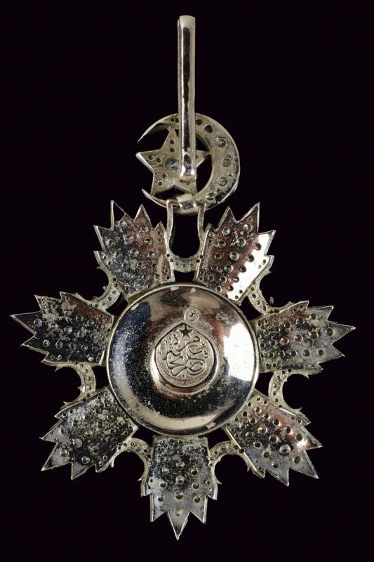 Pendente da collo Osmanico, argento e smalto, circa 1900