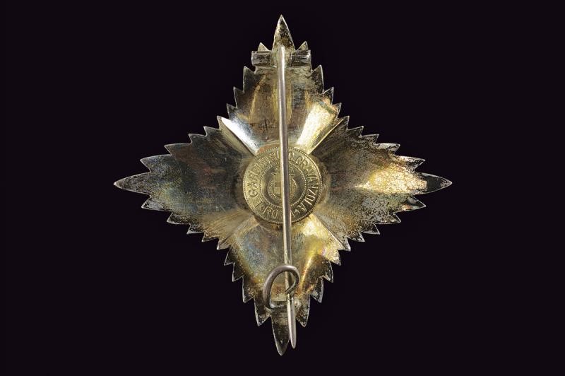 Ordine civile e militare dell'Aquila romana, stella da grand'ufficiale con spade, argento, 1942-1...
