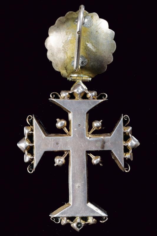Portogallo, Ordine del Cristo - Pendente con croce in argento