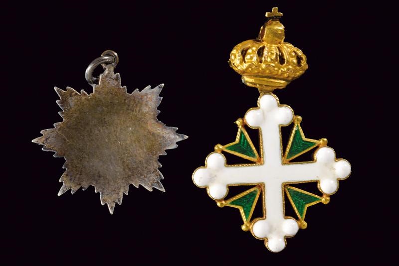 Gran Croce dell'Ordine dei Santi Maurizio e Lazzaro, Miniatura in oro e smalti